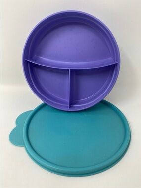 🍬Tupperware Compartment Dish & Lid